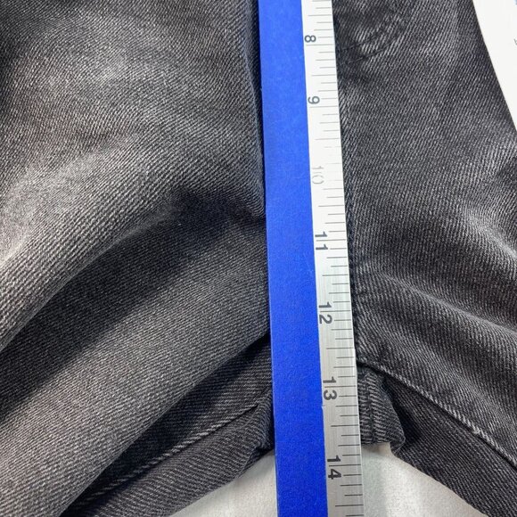 RE Generation Jeans Womens Plus Size 14 Black Denim Stretch Straight Pockets New - Picture 7 of 8